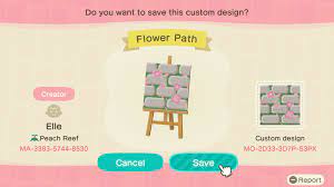 Since a few friends asked, here are the little flower paths i made! 15 Best Custom Path Designs For Your Animal Crossing New Horizons Island