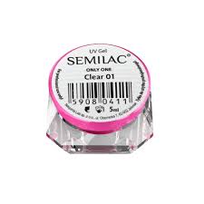 Semilac Only One Clear 01 Jednofazowy Przezroczysty Zel 5ml