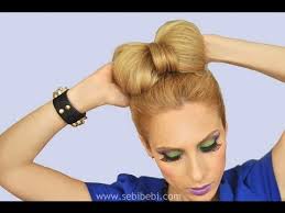 Saçlara at kuyruğu örgü nasıl yapılır? Minnie Mouse Saci Fiyonk Topuz Minnie S Bow Bun Youtube