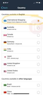 How to change amazon app country. Amazon Ios App Launches International Shopping Experience Iphone In Canada Blog