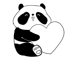 Oso Panda Para Colorear