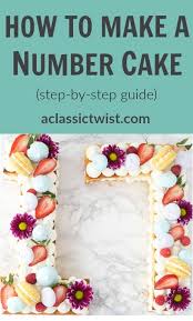 How To Make A Number Cake