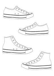 coloring page shoes img 26360 shoe template pete the cat coloriage rafiki sur la cascade