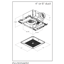 Get free shipping on qualified panasonic bath fans or buy online pick up in store today in the bath department. Panasonic Fv 05 11vks2 Bathroom Exhaust Fan With Speed Selector