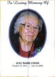 Lulu Marie Elliott Coons (1914-2008)