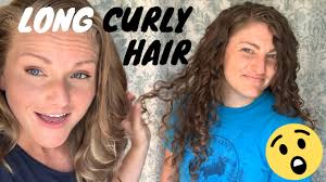 All colors and hair types. Styling My Sister S Long Curly Hair 2c 3a Hair Youtube