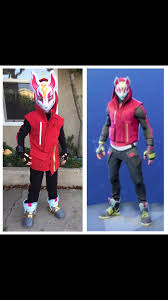 Back in party city on the hunt for new mask. Diy Drift From Fortnite Fortnite Costume Fortnite Drift Boy Halloween Costumes Character Costumes Diy Halloween Costumes
