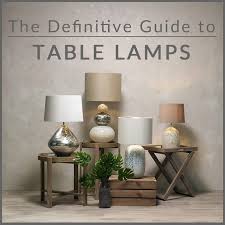 Spell it out with unique letter lights or personalised bedside lamps that illuminate little ones' names. The Definitive Guide To Table Lamps The Lighting Company