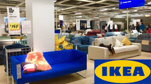 There is a couch, on which he sleeps, and under the sofa store all of their toys. Ikea Sofas Couches Furniture Home Decor Shop With Me Shopping Store Walk Through 4k Youtube