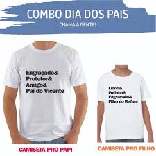 Camisa Dia Dos Pais Pai E Filho Tal Pai Tal Filho Personalizado Com As Palavras Que Voce Quiser Diadospais Em 2020 Camisa Pai E Filho Camisetas Pai E Filho Camiseta Dia Dos Pais