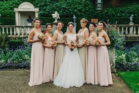 Coral Green Wedding At The Italian Villa In Poole Dorset With Japanese Gardens Blue Bridesmaid Dresses Short Indian Bridesmaid Dresses Green Wedding