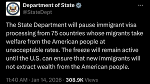 Donald J. Trump Administration Pauses Immigrant Visa Processing ...
