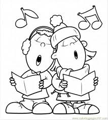 All these santa coloring pages are free and can be printed in seconds from your computer. Sing A Song Together Coloring Page For Kids Free Gender Printable Coloring Pages Online For Kids Coloringpages101 Com Coloring Pages For Kids
