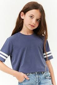 Girls Varsity Stripe Tee Kids Uncategorized Girls Fashion Tween Tween Outfits Tween Fashion