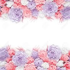 Find great deals on ebay for paper flower backdrop. Colorful Paper Flowers Background With Space For Your Text Floral Stock Photo Picture And Royalty Free Image Image 56541702