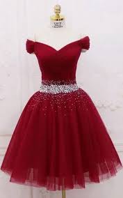 Off Shoulder Short Prom Dress Beaded Homecoming Dress Fashion Graduation Party Dress Graduation Party Dresses Burgundy Homecoming Dresses Fashion Dress Party