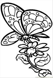 Download and print these free flowers and butterflies coloring pages for free. Coloring Pages Butterfly With Flower Insects Butterfly Free Coloring Library