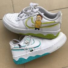 Justin roiland as rick sanchez / morty smith. Rick And Morty Air Force Ones Cheap Online