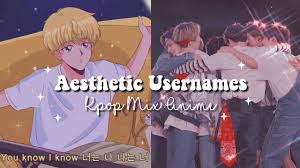 ۵ Aesthetic Usernames Kpop Mix Anime Untaken On Ig Youtube