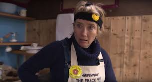 Emma thompson in the arctic. Watch Emma Thompson Take On Fracking With Cake Grist