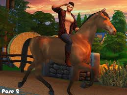 My riding boots are now available for female sims. The Sims Resource Cowboy Pose Pack
