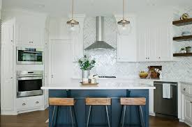 A handy towel bar takes up residence at the end. Something New Something Blue In Minnetonka Kitchen Remodel Midwest Home