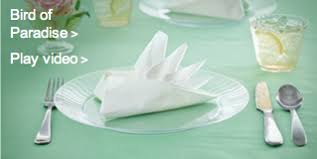 Bird Of Paradise Napkin Folding Instructions Bird Of Paradise Napkin Fold Http Www Mychinet Com Napkinfolding With Images Napkin Folding Creative Napkins Creative Napkin Fold