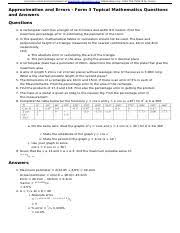 Trigonometry 2 Form 3 Topical Mathematics Questions And Answers Pdf Get More Notes And Past Papers At Downloads Easyelimu Com Whatsapp Only 254 700 Course Hero