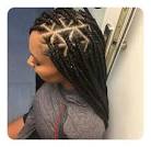 How to Part for Triangle Box Braids| How to Tuck Hair