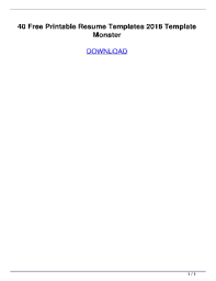 Jobscan's free microsoft word compatible resume templates feature sleek, minimalist designs and are formatted for the applicant tracking systems that. Fillable Online Top 50 Free Resume Cv Templates Templatemonster Com Fax Email Print Pdffiller