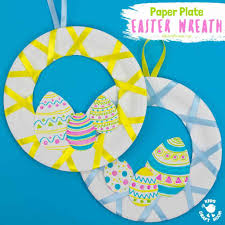 You can even make them from small white dixie cups. Easy Peasy Paper Plate Easter Wreath Kids Craft Room