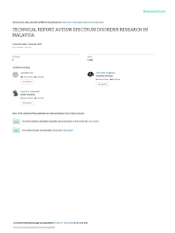 Check spelling or type a new query. 2015technicalreportautismspectrumdisorderresearchinmalaysia Pdf Autism Spectrum Behavioural Sciences