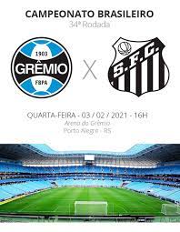Resultado de santos x grêmio ao vivo (campeonato brasileiro) e placar do jogo atualizado minuto a minuto. Gremio X Santos Veja Onde Assistir Escalacoes Desfalques E Arbitragem Brasileirao Serie A Ge