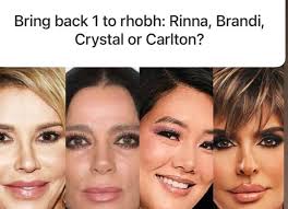 Bring back one to RHOBH, Rinna, Brandi, Crystal or Carlton? 🤔 🤔