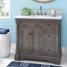 Browse a large selection of bathroom vanity designs, including single and double vanity options in a wide range of sizes, finishes and styles. 36 Inch Bathroom Vanities Joss Main