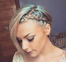 Coiffure Avec Tresse Cheveux Mi Long Braids For Short Hair Hair Styles Braided Hairstyles