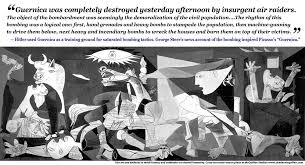 Picasso often said his choice of. Picasso S Guernica A Cross Curricular Lesson Plan