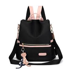 Tas ransel wanita murah 50 ribuan, apakah worth it? Tas Ransel Anti Air Backpack Wanita Hitam Pink Motif Kucing Korea Kuliah Sekolah Kerja Ta126b5 Stein Shopee Indonesia