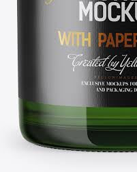 Download Green Glass Whiskey Bottle Mockup In Bottle Mockups On Yellow Images Object Mockups PSD Mockup Templates