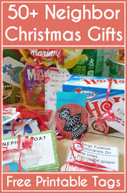 ) downloadable poem tags printed on cardstock. 50 Neighbor Christmas Gift Ideas Chicken Scratch N Sniff