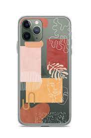 Modern Abstract Collage Iphone 12 Mini 11 Pro Clear Phone Case Etsy Clear Phone Case Collage Iphone Abstract Phone Case