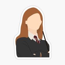 Look up a picture of bonnie wright, the actress who plays ginny weasley in the movies, or better yet, a screenshot from one of the harry potter movies. Ginny Weasley Stickers Redbubble