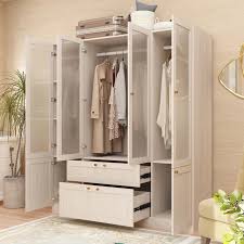 Shop Sayville 4-Door Wardrobe Online Dubai | Lavish Furniture