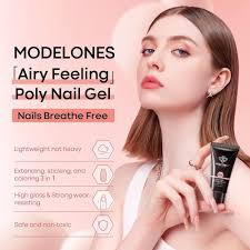 Modelones Poly Nail Gel Builder Nail Extension Gel Nude Nature Color Light  Apricot Acrylic Nails Enhancement Thickening Trendy Nail Art Design Salon  Professional Technician Tool 50ML 1.76oz : Amazon.ca: Beauty & Personal