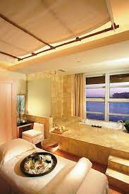 Spa Chamber Luxury Spa Room Ideas And Frosted Glass Mirror Feats Glass Window With Panoramic Sea View Pleasing Spa Chamber Spa Room Miami Spas Spa Room Ideas