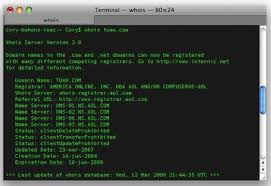 Terminal Tip Using Whois Engadget