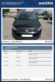 Keritud Labisoit Taani Paritolu 2012 Aasta Volkswagen Touran Kuulutuses On Soiduki Labisoiduks 226 000 Km Kuid 2017 Aasta Augustis Reg Suv Car Suv Car