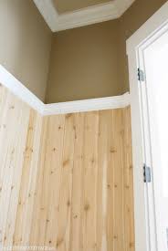 30+ best chair rail ideas, pictures, decor and remodel. White Wood Paneling Half Wall Novocom Top