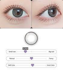 GNG Coco cherry gray contacts Silicone hydrogel