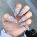 Clear Pixie Dust Mixed With Crystals Press on Nails Any Shape Fake ...